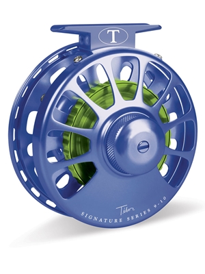 tibor signature 9/10 fly reel royal blue Tibor Fly Fishing Reels