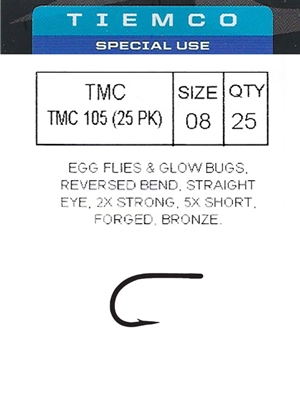 tiemco 105 fly hooks Eggs  and  Steelhead