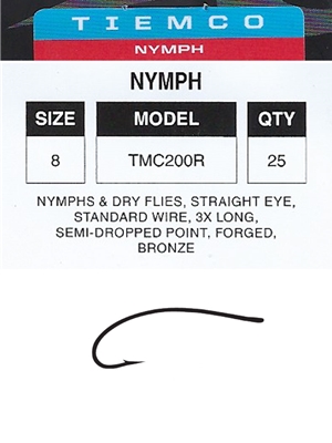 Standard Fly Tying Nymph Hooks