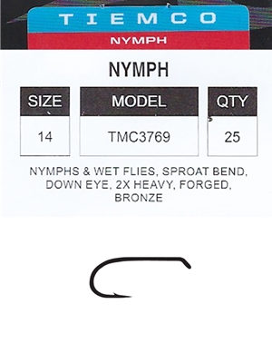 tiemco 3769 fly hooks fly tying nymph hooks