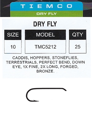 tiemco 5212 dry fly hook dry fly hooks