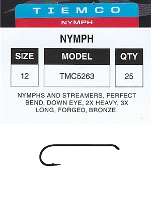 tiemco 5263 fly hooks fly tying nymph hooks