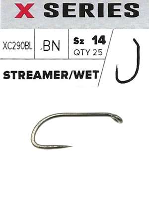 Tiemco XC290BL-BN Fly Hooks at Mad River Outfitters fly tying nymph hooks
