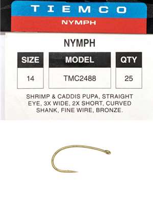 Tiemco 2488 Fly Hooks Tiemco Fly Hooks