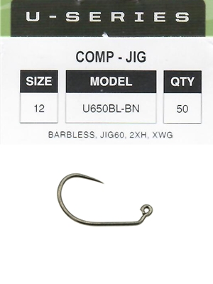 Umpqua U-Series UC650BL-BN at Mad River Outfitters! fly tying nymph hooks