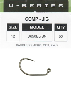 Umpqua U-Series UC650BL-BN at Mad River Outfitters! Barbless Hooks