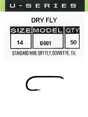 tiemco umpqua fly trout hooks size 12 value pack 25 pr pk down eye