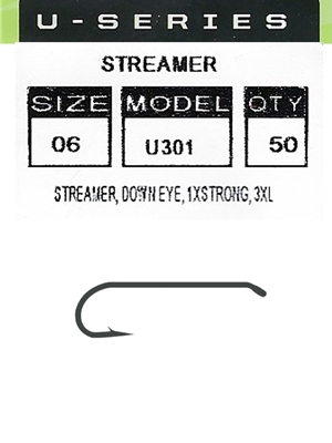 umpqua u301 fly hooks streamer fly tying hooks