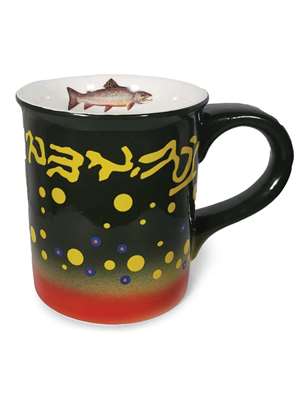 Brook Trout Stoneware Mugs available at Mad River Outfitters Shop great fly fishing gifts for women at Mad River Outfitters
