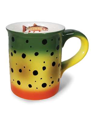 Cutthroat Trout Stoneware Mugs available at Mad River Outfitters Shop great fly fishing gifts for women at Mad River Outfitters