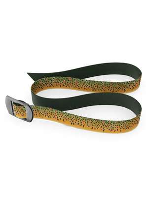 Wingo Outdoors Basecamp Belt- brown trout croakies fish belts