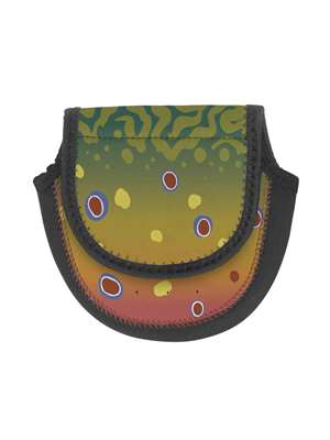 Wingo Brook Trout Neoprene Fly Reel Case Fly Fishing Reel Accessories at Mad River Outfitters