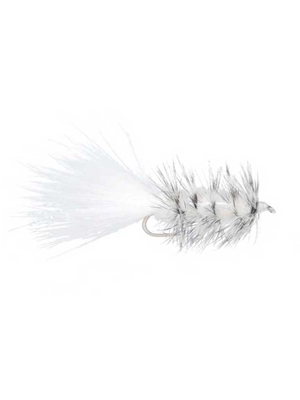 white and grizzly wooly bugger fly steelhead and salmon flies