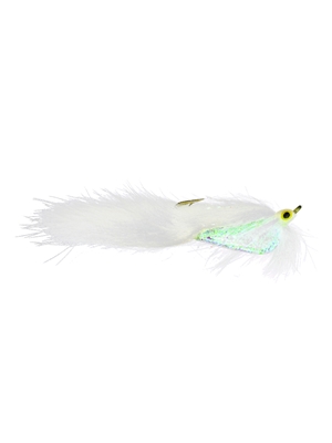 zonker streamer white pearl Flies