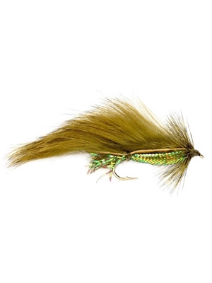 zonker streamer olive Flies