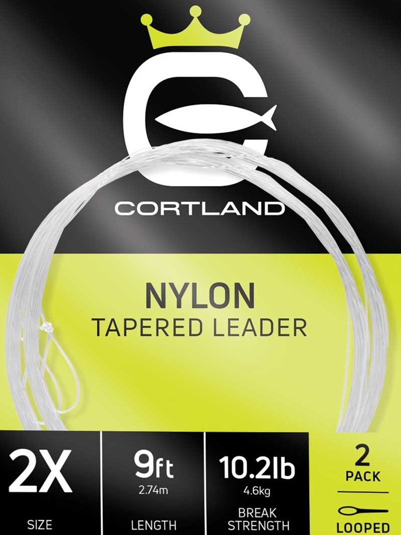 Cortland 9' Nylon Tapered Freshwater Leaders