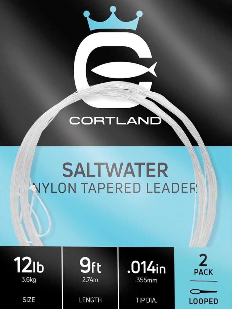 Cortland 9' Nylon Saltwater Leaders