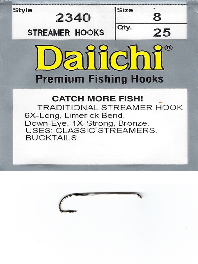 Daiichi 2340 6X Streamer Hook