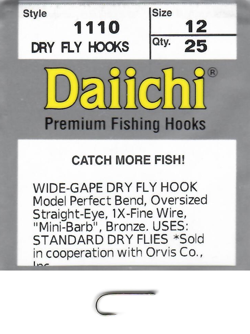 Daiichi 1110 Fly Hooks