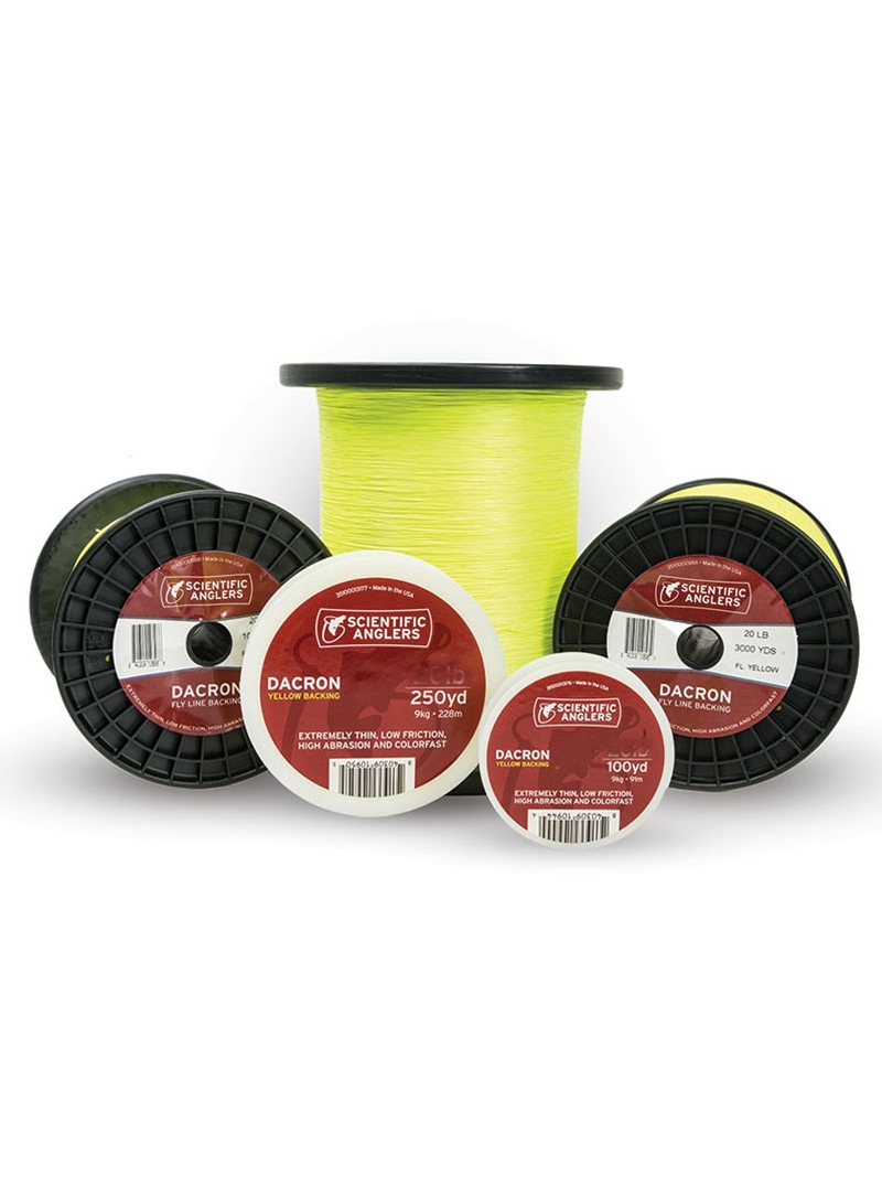 Fly line backing- 30lb yellow