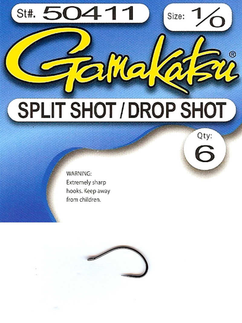 Gamakatsu LS 5314 Multi Coloured Drop Shot Hooks from Predator Tackle