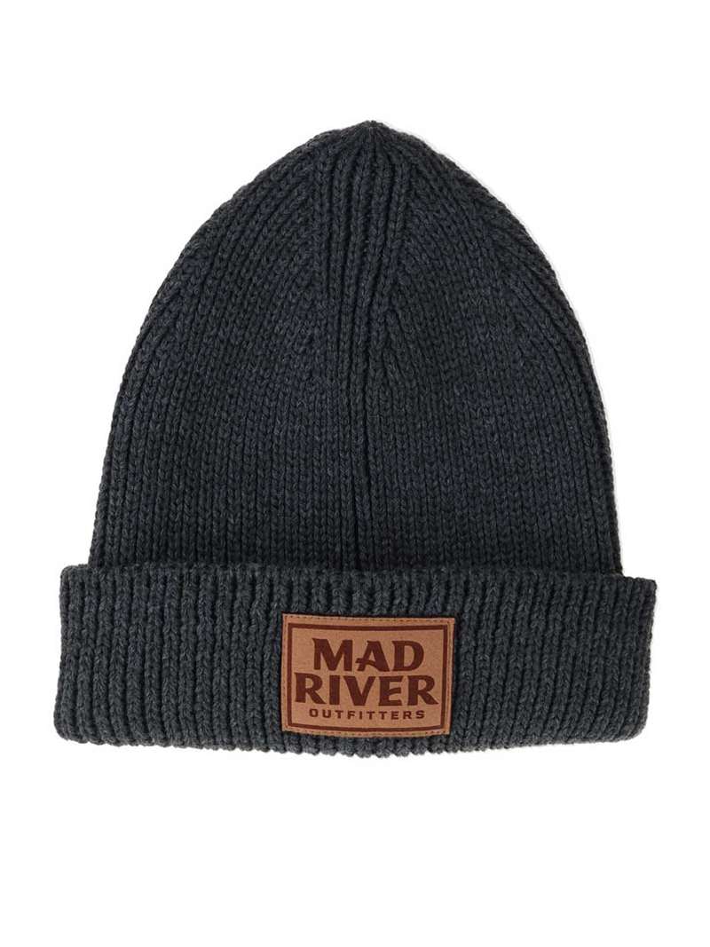Mad River Outfitters Ribbed Cuff Beanie- Charcoal