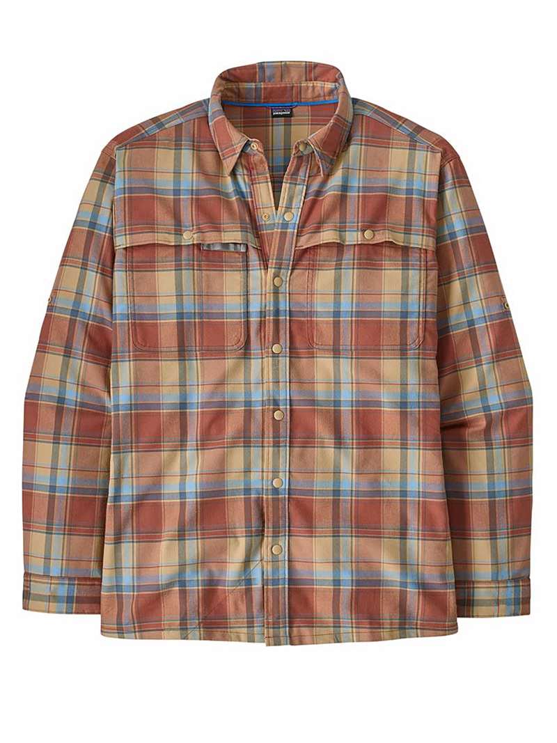 Patagonia Men's Early Rise Stretch Shirt Rainsford: Burl Red / XL