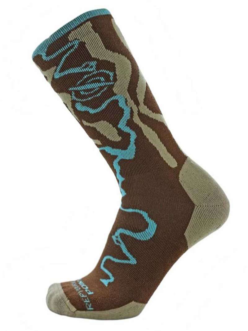RepYourWater River Topo Socks available at Mad River Outfitters.