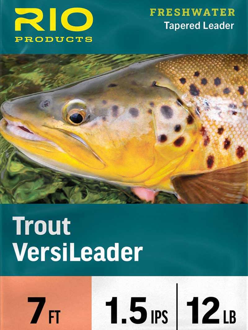 RIO Trout VersiLeader Tapered Fly Leader