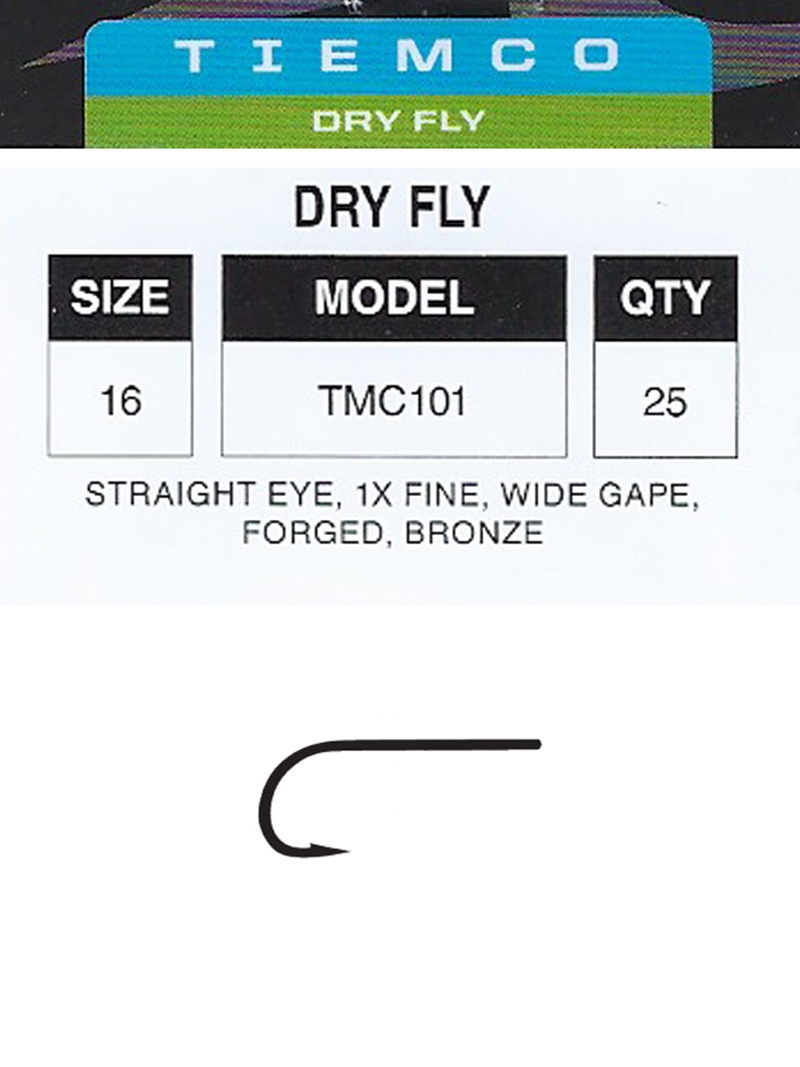 Tiemco 101 Dry Fly Hooks