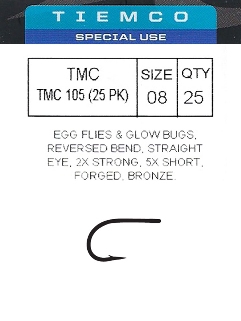 Tiemco Hooks Chart