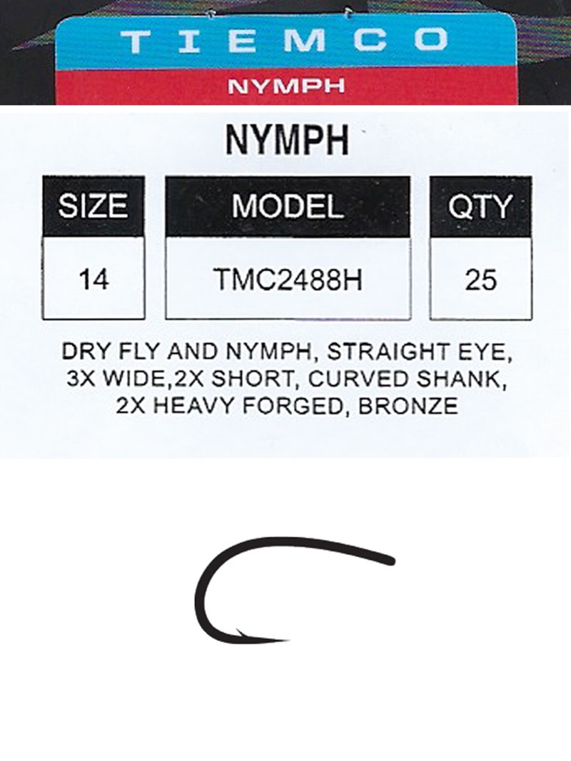 Tiemco 2488H nymph/egg hook