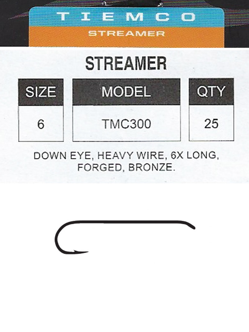 Umpqua Tiemco TMC 300 Streamer Hook