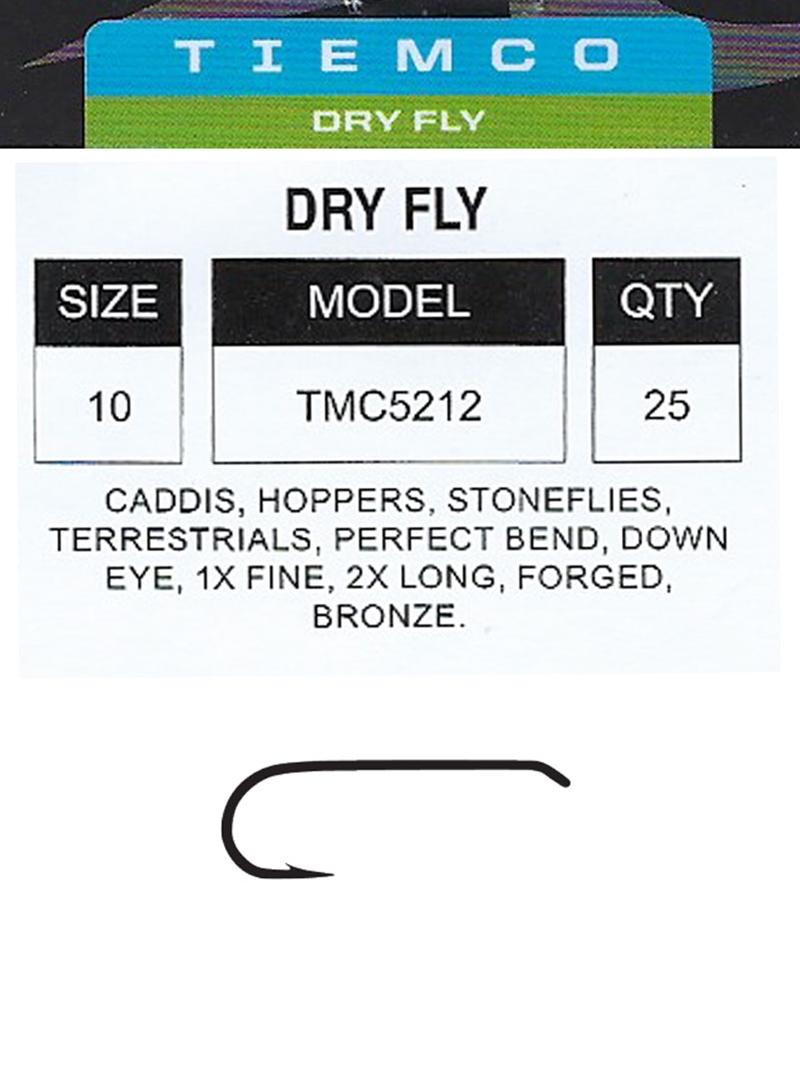 Tiemco 5212 Dry Fly Hooks