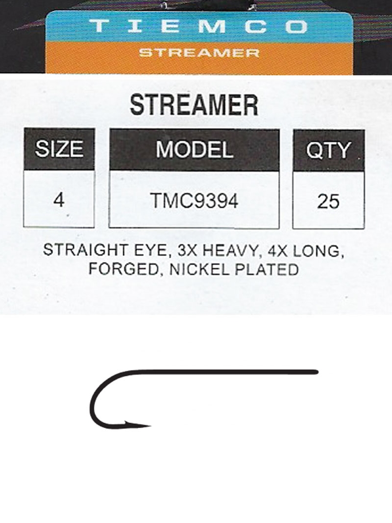 Tiemco 9394 Streamer Hook