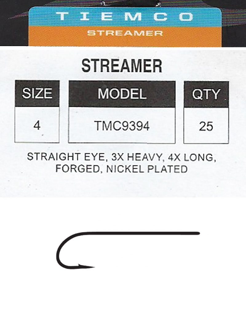 Tiemco Fly Tying Hooks- Tiemco Hook Chart – Dakota Angler & Outfitter