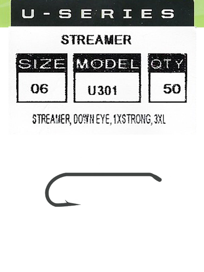 Umpqua U Series Hook Chart