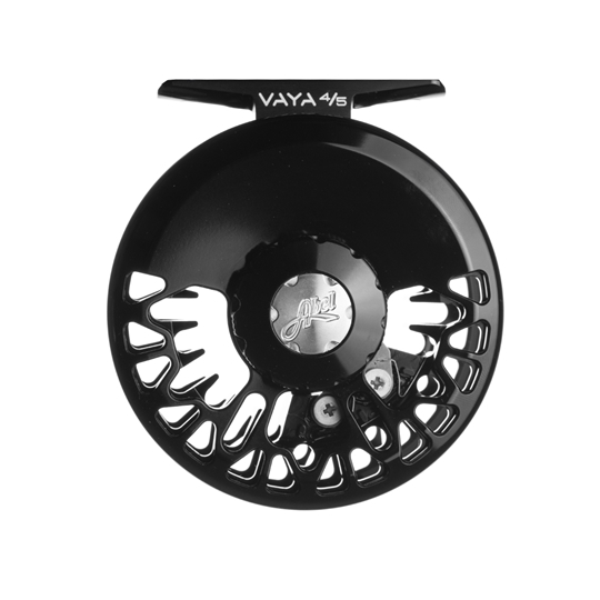 Abel Vaya Fly Reel - Basic Black - 4/5 WT with Walnut Handle Abel Vaya Fly Reel - Basic Black - 4/5 WT with Walnut Handle