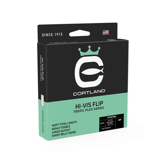 Cortland Hi-Vis Flip Pallot Fly Line - white| Mad River Outfitters