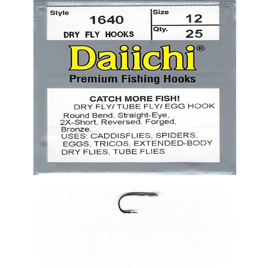 Daiichi 1640 Fly Hooks