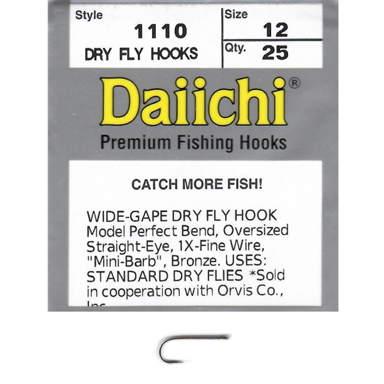 Daiichi 1110 Fly Hooks