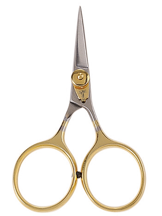 Dr. Slick Pince à ciseaux/broyeur à ardillons, 11,4 cm, boucles dorées, droit, S