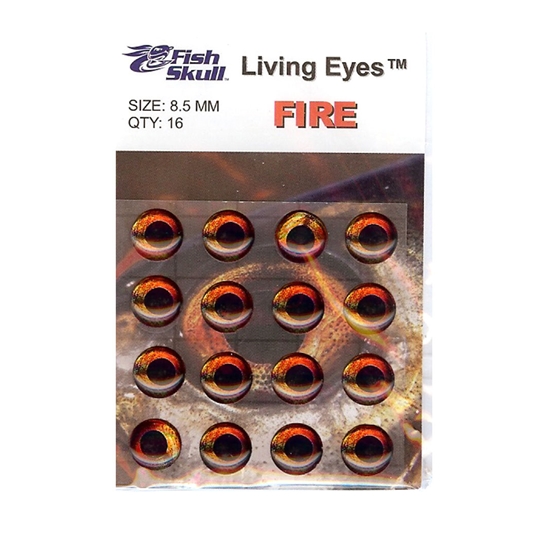 Living Eyes 4 Colors Earth//Wind//Fire//Ice 5mm Ø /& 10mm Ø fishskull U.S.A.