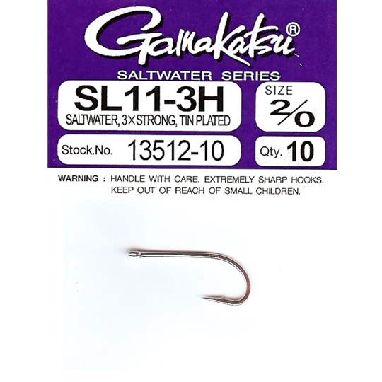 Gamakatsu SL11-3H Standard Saltwater hook Gamakatsu SL11-3H Standard Saltwater hook