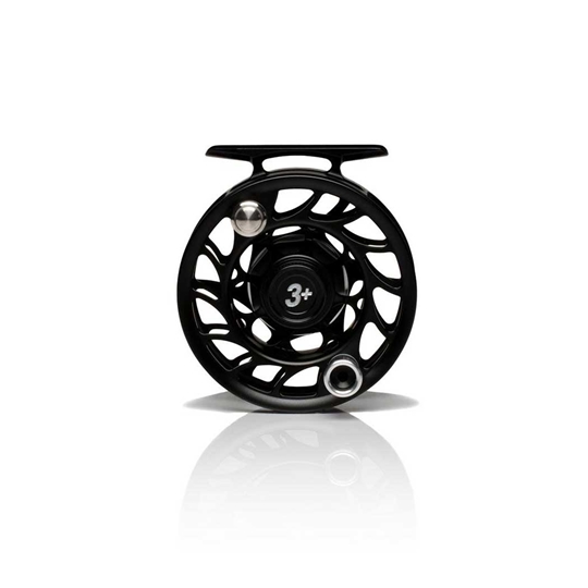 Hatch Iconic 3 Plus Fly Reel- black/silver