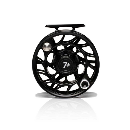 Hatch Iconic 7 Plus Fly Reel- black/silver