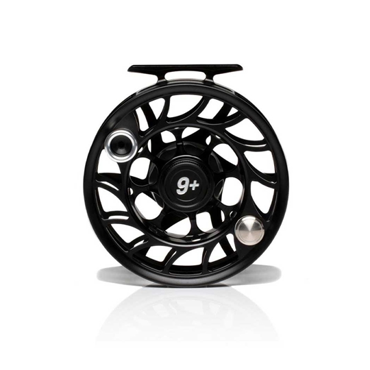 Hatch Iconic 9 Plus Fly Reel- black/silver