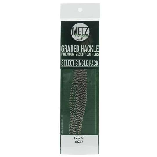 Metz Hackle Select Single Pack - Grizzly | Mad River Outfitters
