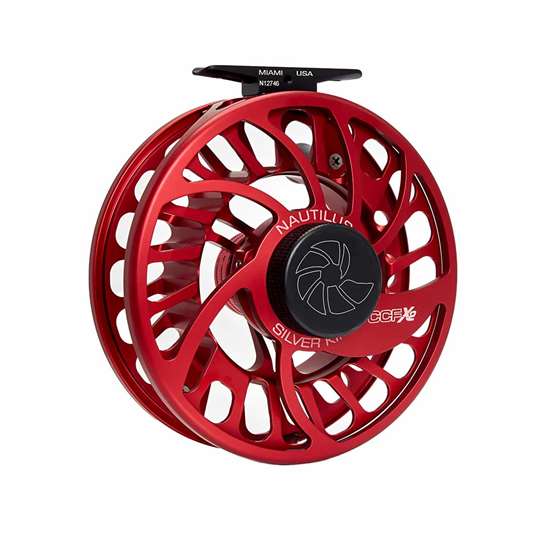 Nautilus CCF-X2 Silver King Fly Reel- Nautilus Red