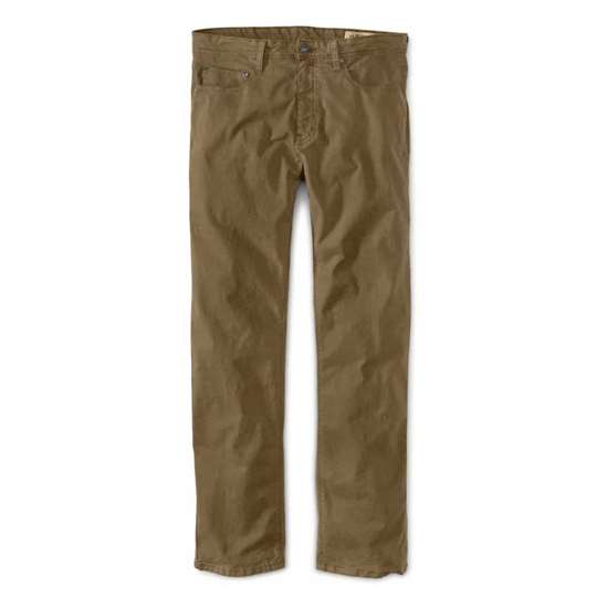Orvis 5 Pocket Stretch Twill Pants 30 inch / 40 / Field Khaki